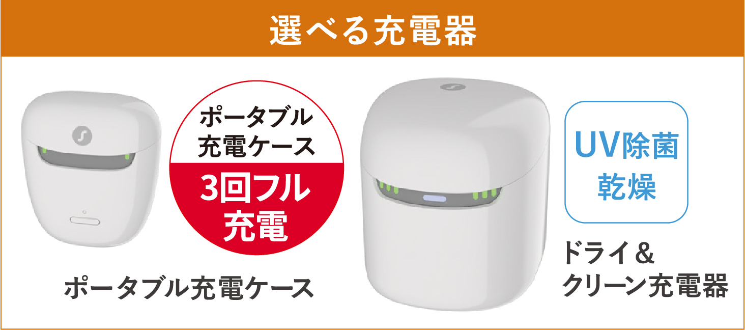 選べる充電器　Pure Charge&Go BCT IX