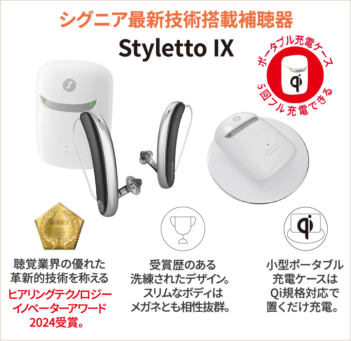 シグニア最新技術搭載補聴器